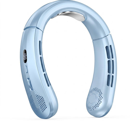 EaseHaus Portable Neck Fan - Light Blue