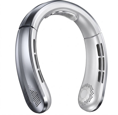 EaseHaus Portable Neck Fan - Silver
